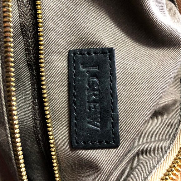 J.CREW Biennial Satchel Leather Handbag - Picture 5 of 10